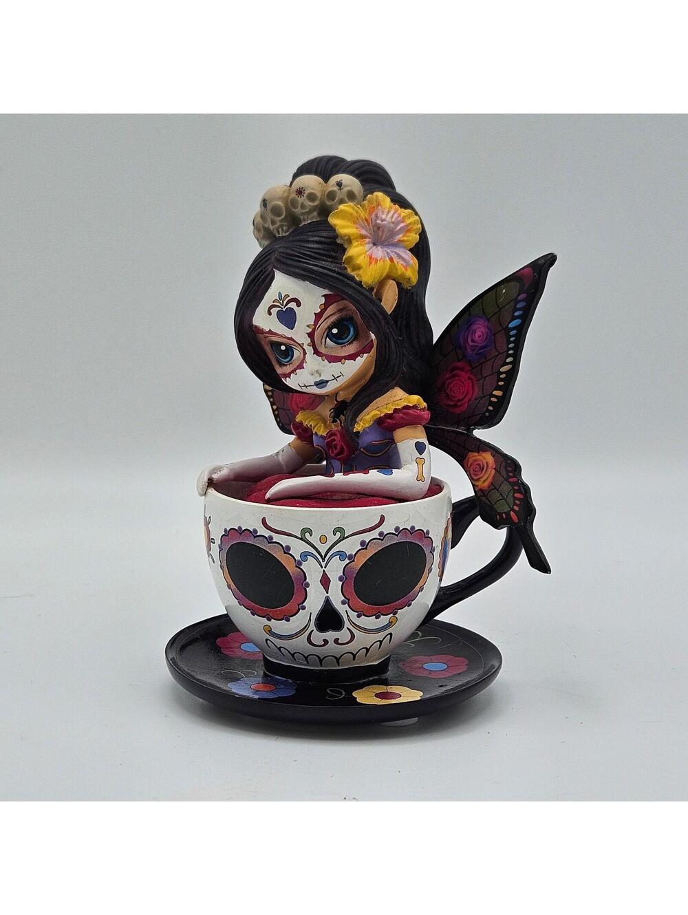 w/COA Sweet Jasmine Fairy Teacup Jasmine Becket Griffith Figurine